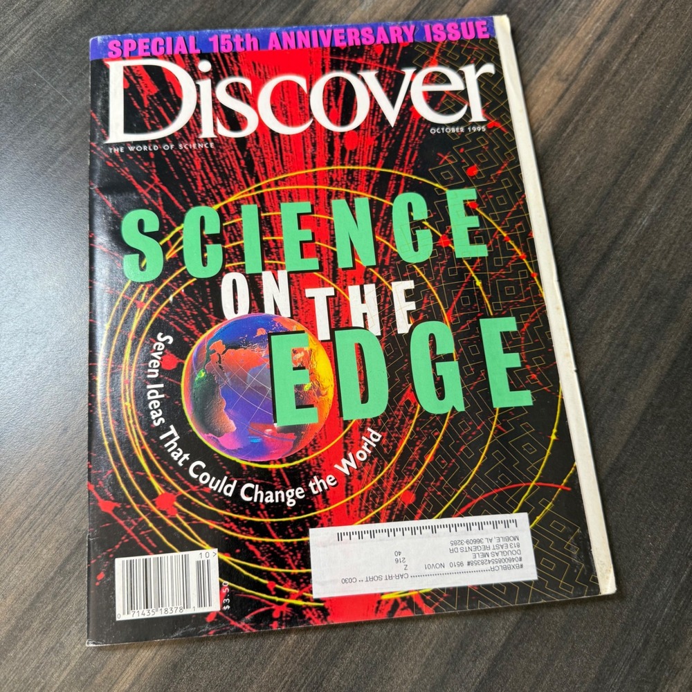 Discover Magazine Special 15th Anniversary Issue Science On The‎  October 1995